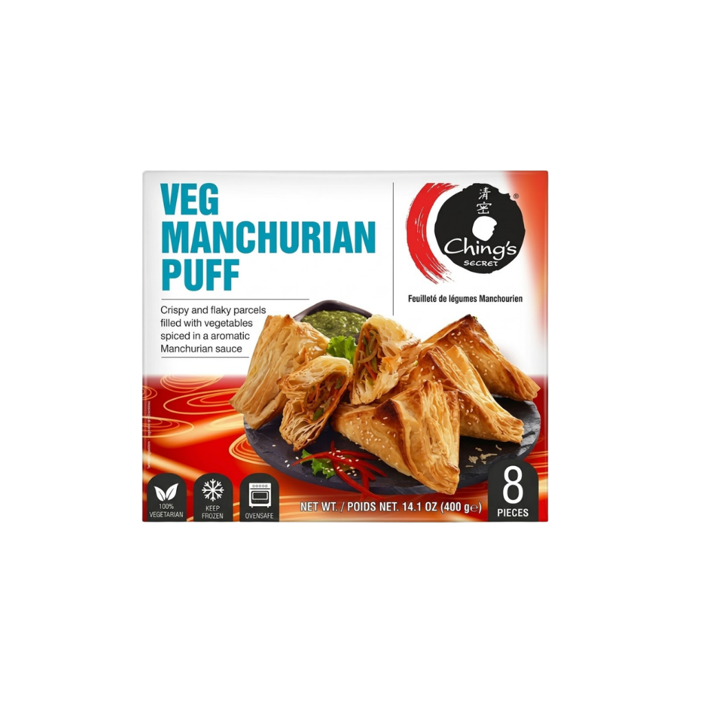 Ching's Secret Vegetable Manchurian Puff 8 pcs buy online USA - 1